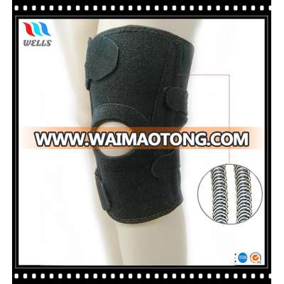 Open Patella Dual Spiral Stay Compression Knee Brace